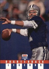 A8216- 1991 Quarterback Legends FB Card #s 1-50 -You Pick- 15+ FREE US SHIP