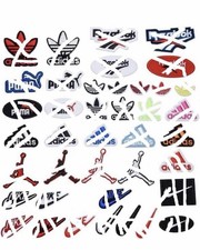 40 Pcs Iron on Patches for Clothing Embroidered Iron On small and big nib