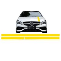 Sticker Gelb Oberes Dach Heckklappe FüR Mercedes W117 C117 X117 13-16 W176 12-18