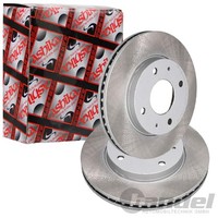 2X Ashika Bremsscheiben 257Mm BelÜFtet Vorne Passend FÜR Hyundai Coupe Lantra