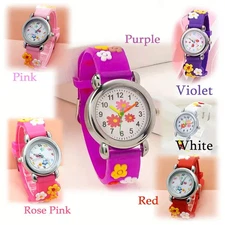 Girls Boys Kids Watch Analogue Classic Quartz Watches Christmas Present Cartoon