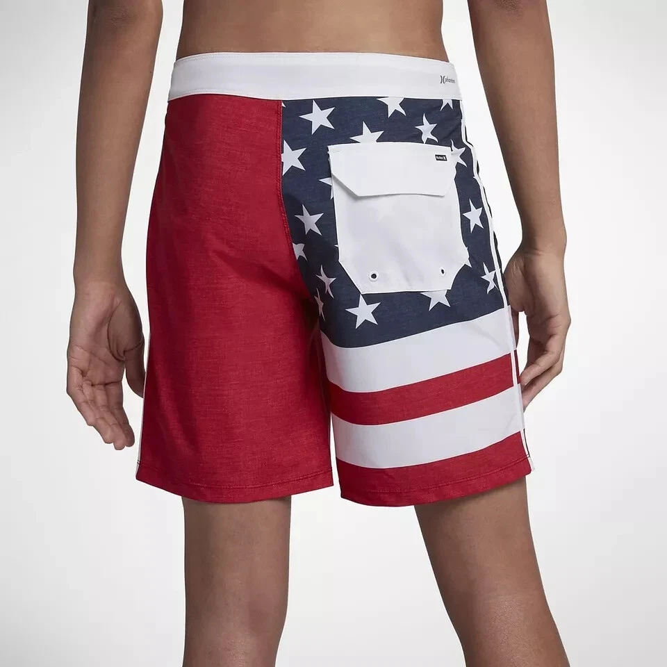 HURLEY Bañador Americano de Surf  Board Shorts. Talla ES43, US33. 20`` largo - Imagen 3 de 4