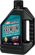 MAXIMA 10W-40 PREMIUM Conventional Mineral 4T 4-Stroke Motorcycle Engine Oil 1L