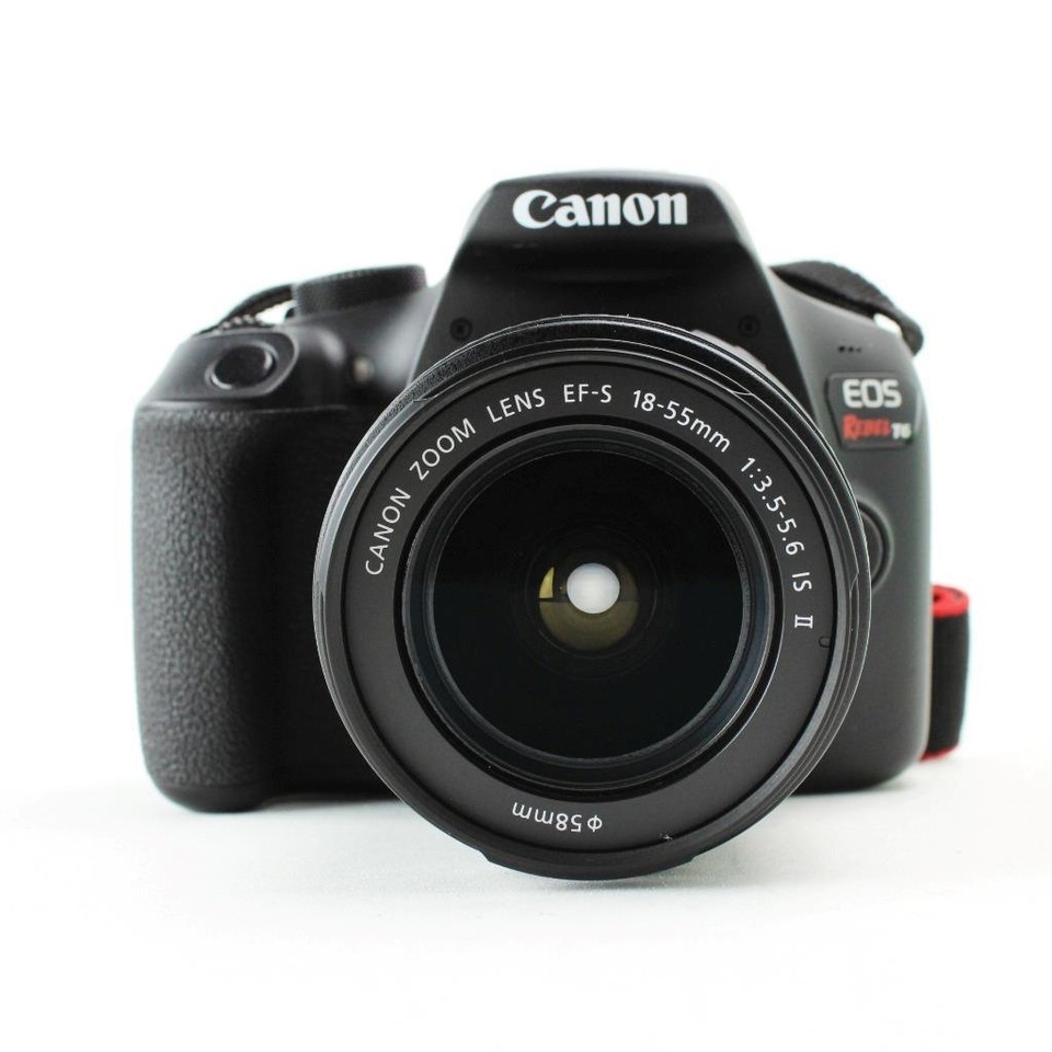 Canon EOS Rebel T6 DSLR Camera Kit with EFS 1855mm and 75300mm
