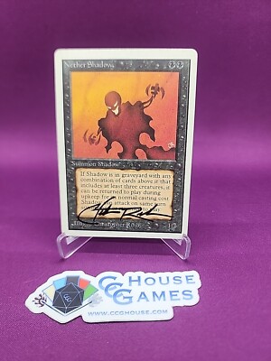 MTG Nether Shadow Unlimited Signed Christopher Rush Gen 2 Magic *CCGHouse* RD