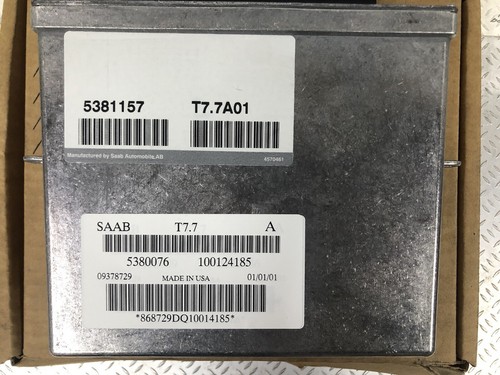 SAAB 9-5 TRIONIC ECU - GENUINE NEW - 5381157 - ENGINE CONTROL MODULE - Picture 2 of 3