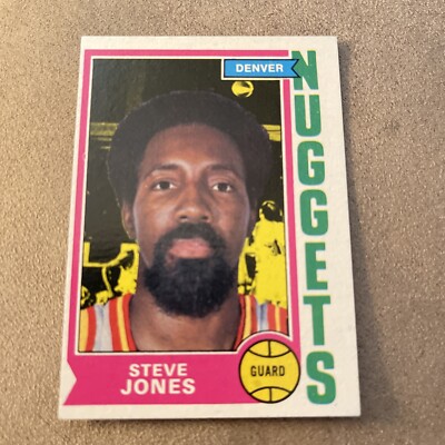 1974 5 Topps 193 Steve Jones Nm Denver Nuggets Ebay 