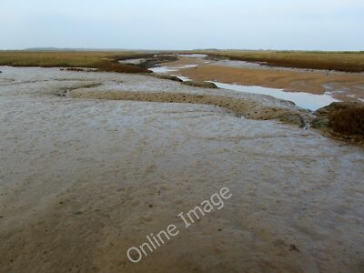 Foto 12x8 Viel Schlamm am Trowland Creek Burnham Deepdale Ein Land der Salzwiesen c2011