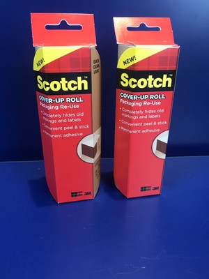 2x 6 Pack Scotch Sure Start Shipping Package Tape Refill 1.88/"x900/" 1 1//2/" Core