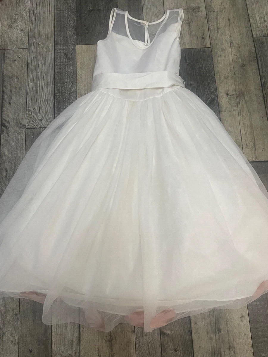 girls matalan bridesmaid dress ivory product info and reviews Maryanne in Ivory + Blush main image 1