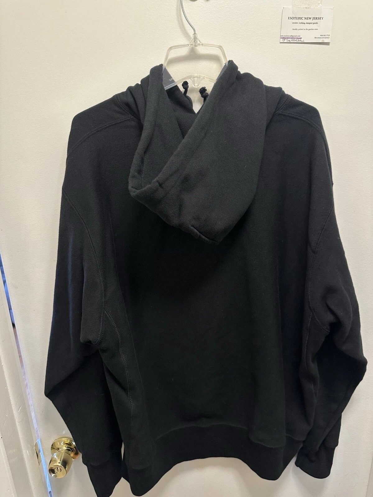 Felpa con cappuccio Champion emotivamente non disponibile nera XL streetwear supreme