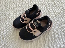 Nautica Kids Little Girls 5 Black Sneaker Running Shoe Toddler Black Pink