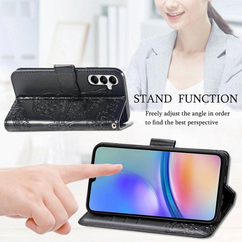 Butterfly Wallet Phone Case For Google Sony Nokia Ulefone Blackview ZTE TCL 1+ - Picture 4 of 13