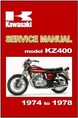 KAWASAKI Workshop Manual KZ400 Z400 1974 1975 1976 1977 & 1978