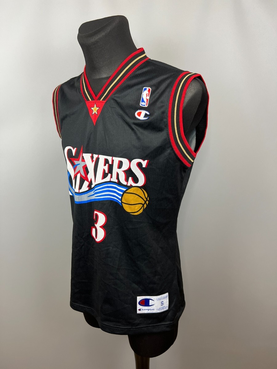 76ers スタジャン Lサイズ　NBA SIXERS ALLEN IVERSON PHILADELPHIA 76ERS SIXERS JERSEY NBA