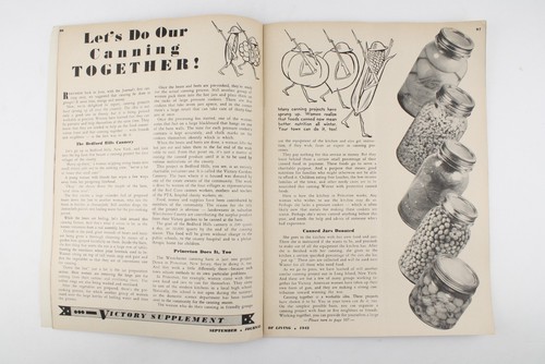LOT 1942 Journal of Living The Home Nutrition Magazine WWII War Worker Bataan - Picture 7 of 16