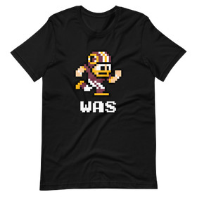 Washington Redskins NES Football Player 8-bit Tecmo Super Bowl Nintendo T-Shirt