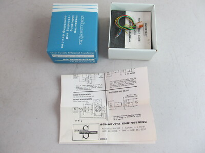 SCHAEVITZ ENGINEERING LINEAR VARIABLE DIFFERENTIAL TRANSFORMER TYP 020M-L