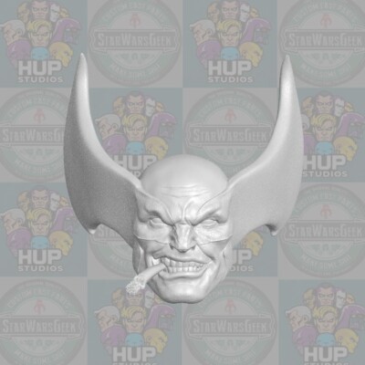 Wolverine Marvel vs Capcom v2 custom head for 1:6 1:10 1:12 1:18 Marvel figures