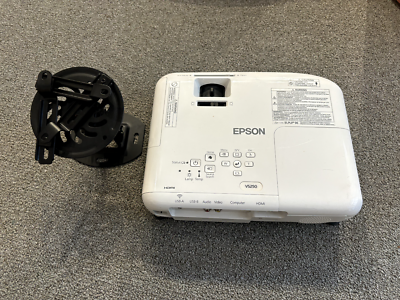 EPSON 3LCD PROJECTOR MODEL H838A WITH MOUNT | eBay