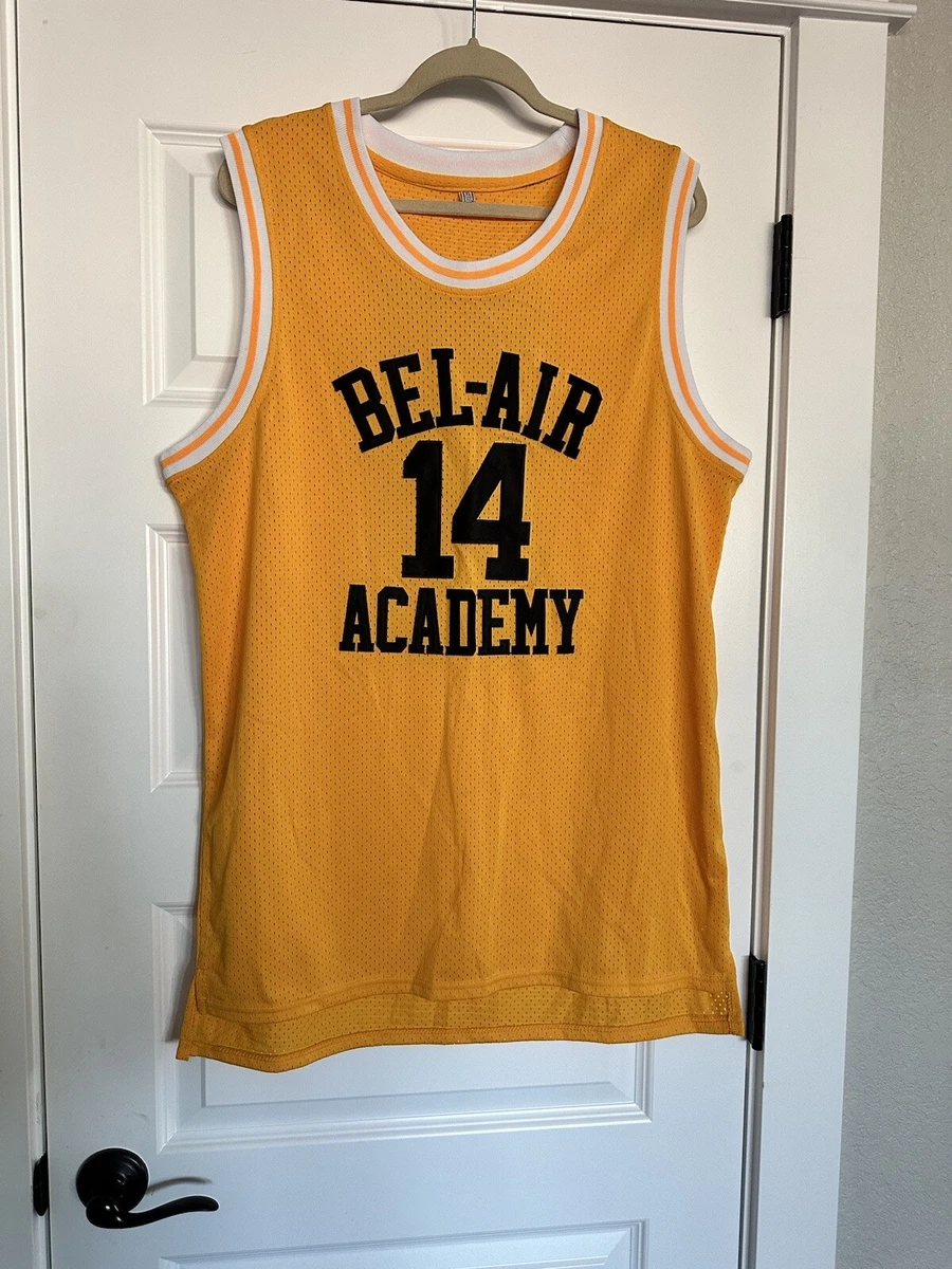 Bel-Air Academy 14 Gold Basketball Jersey