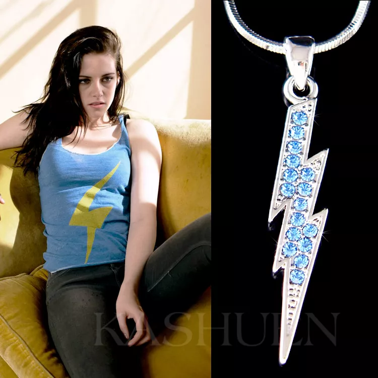 Lightning bolt necklace diamond outlet