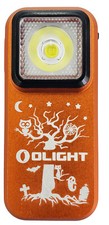 Olight Oclip Orange Halloween Special Edition Clip Light, White/Red Light, 300L