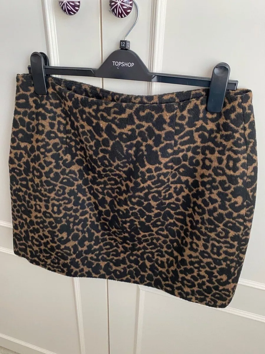 Leopard print skirt clearance george