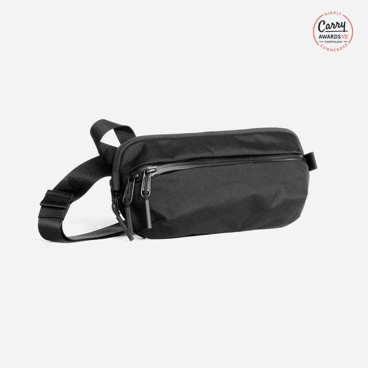 New - Mens AER Day Sling 2 Black Nylon Travel Pack Bag | eBay