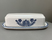 VTG Pfaltzgraff Yorktowne Quarter Pound Butter Dish Rectangle Shape, made in USA