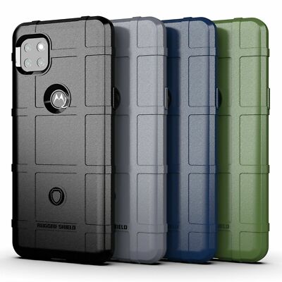 For Motorola One 5G Ace G Power Play Armor Shockproof Phone Cover+Protector