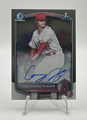 2025 Bowman George Klassen 1st Chrome Prospect Auto #CPA-GK