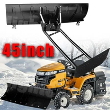 Snow Plow Adjustable 45" Steel Push Blade Universal Kit For Cub Cadet Volunteer