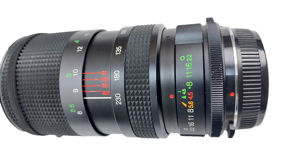 Vivitar 90-230 MM 1:4.5 Clos Focusing Auto Zoom Lens | eBay