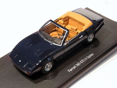 Ferrari 365 GTC/4 Spider 1971 (Cabriolet) blue   1/43 Masterpiece by AutoCult