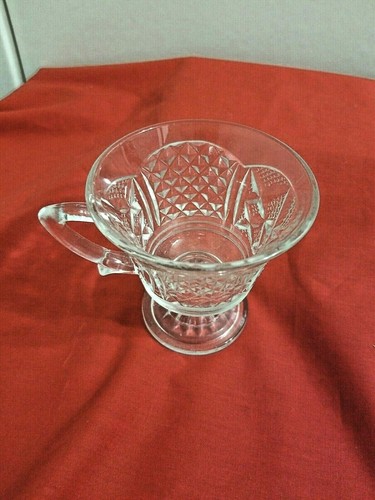 Indiana Colony Glass Clear Baroque Footed 6 ounce Punch Cup Lot Of 2 - Picture 3 of 5