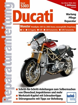 REPARATURANLEITUNG Ducati Monster S4 S4R S4RS Reparatur/Handbuch Buch Wartung