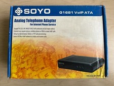 Soyo G1681 VoIP ATA 1WAN 1FXS 1Line IP-AC-G1681 Analog Telephone Adapter for Net