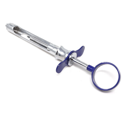Dental Anesthetic Syringes Self-Aspirating 1.8ml Cartridge Auto Passive - Blue
