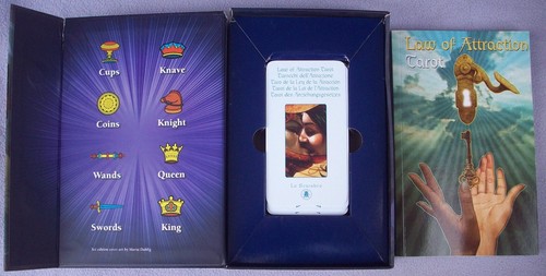 LAW OF ATTRACTION TAROT CARD SET AND BOOK BOXED Lo Scarabeo Roveda / Gabrielli - Picture 2 of 4