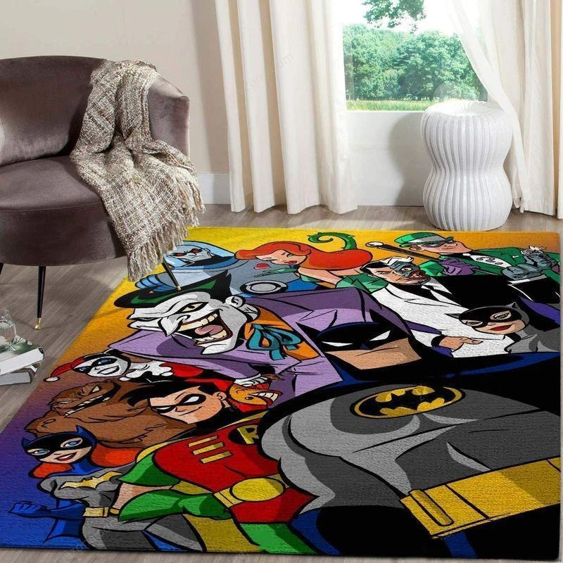Batman The Animated Series Area Rug Living Room And Bed Room Rug Rug Regtangle