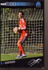 Rudy RIOU CARTE POSTALE POSTCARD OM MARSEILLE 2010