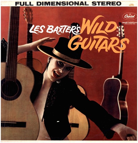 LES BAXTER Wild Guitars 1959 CAPITOL STEREO 12 TRACK RARE LOUNGE LP VINYL RECORD - Picture 9 of 24