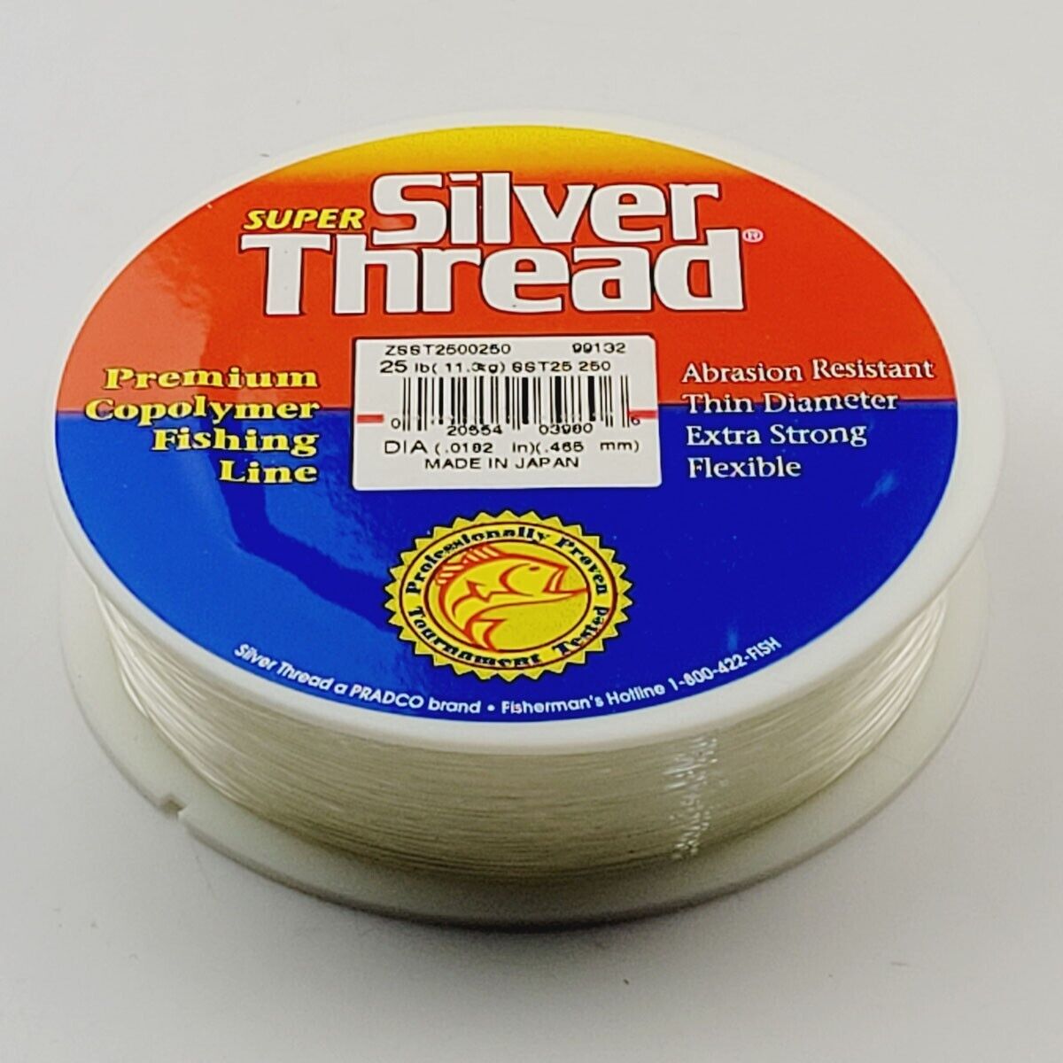 Silver Thread Copolymer Monofilament Fishing Line CLEAR 25 lbs