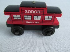 Thomas the Train - Sodor Line Caboose Wooden - Y5143 - GUC