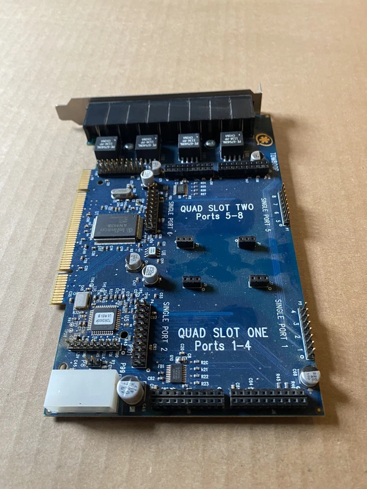 Digium Wildcard TDM800P 8 Port Analog Asterisk card PCI card TDM 800 - Image 3 of 4