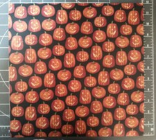 5 Sheets Halloween Scrapbook Paper Jack-O-Lanterns 12X12 Pumpkin Trick or Treat