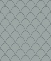 Tapete Vlies Geometrie BöGen Glitzer Blau-Grau Glanz Marburg 32718 (5,31€/1Qm)