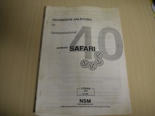 Geldspielautomat Safari 40 von Löwen , Benutzerhandbuch Betriebsanleitung