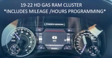 19-22 Ram 2500 GAS HD Instrument Gauge Cluster Speedometer 7" HUGE EVIC ...